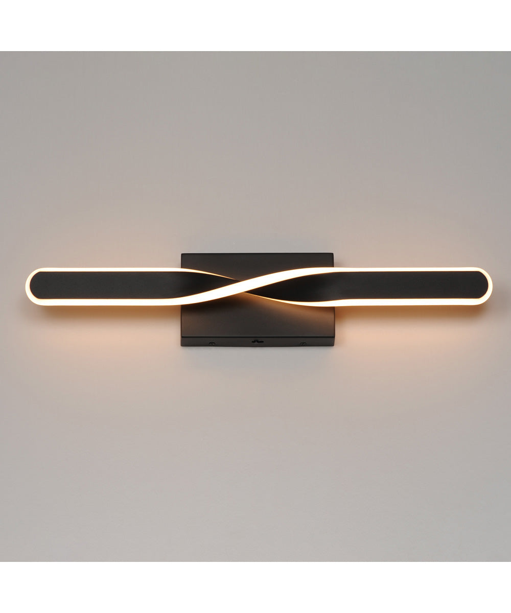 Pirouette 24 inch LED Bath Vanity 5CCT Black