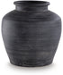Meadie Vase Distressed Black