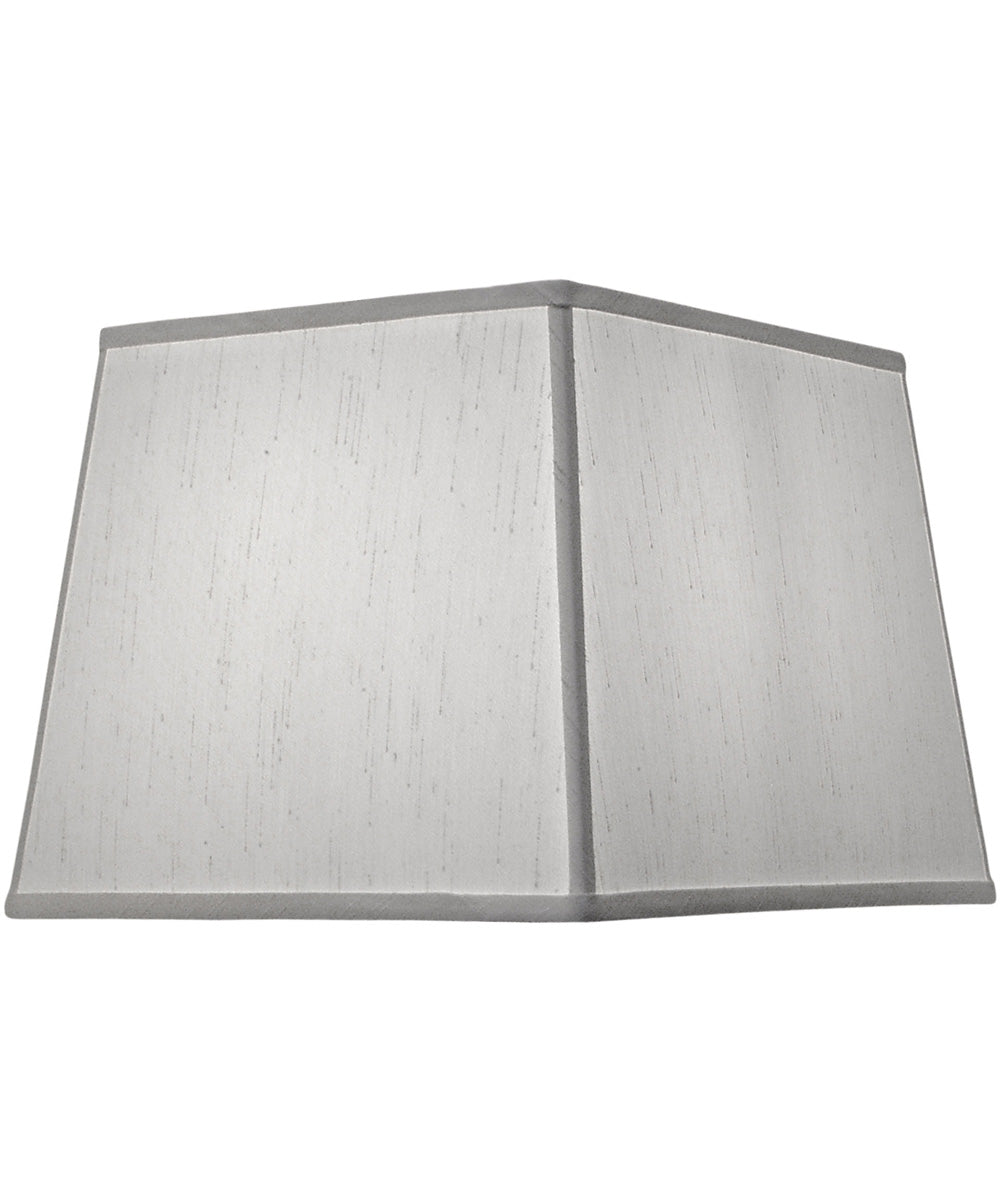 13x17x14 Global White Tapered Square Hardback Lampshade