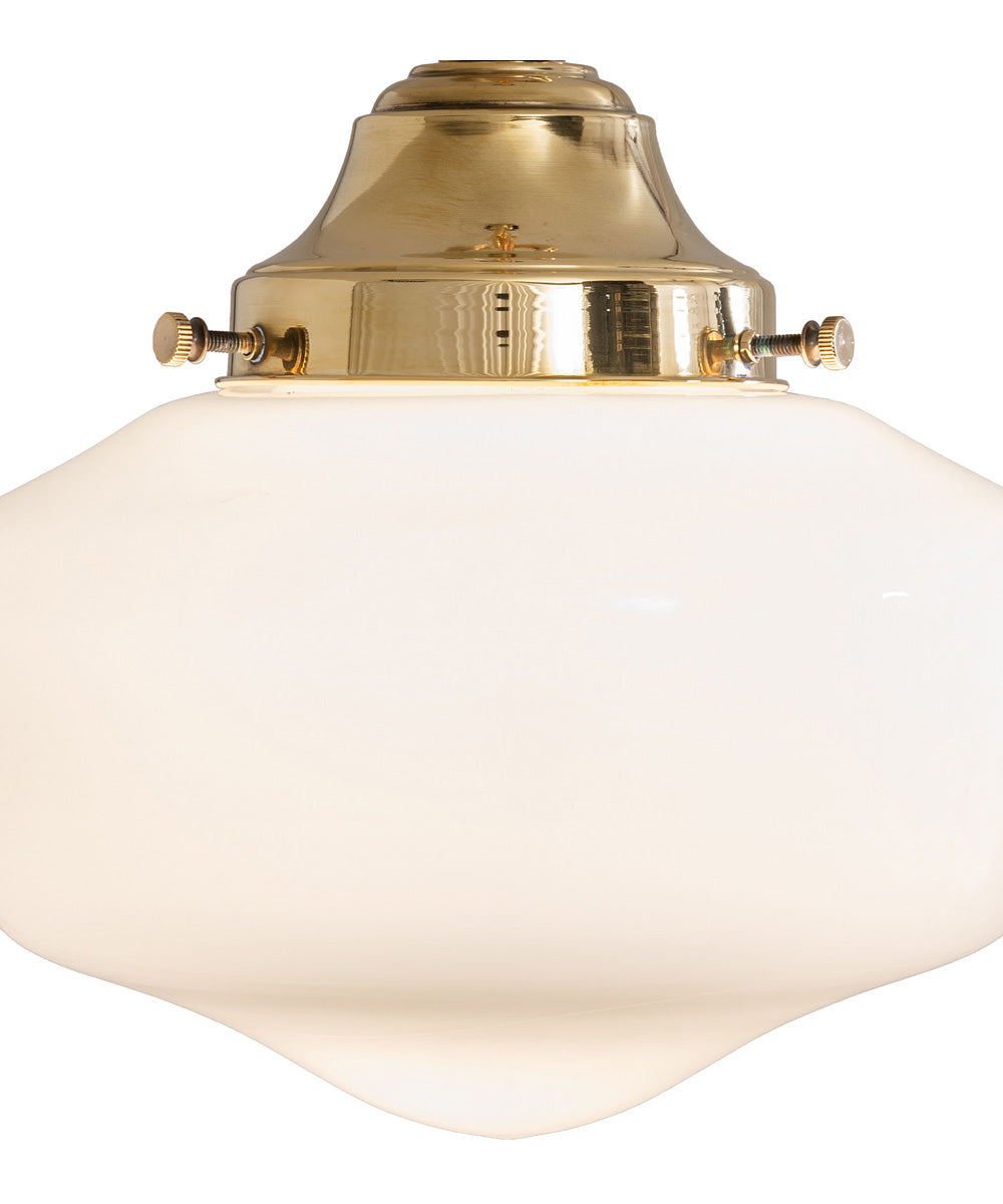 9" Wide Revival Schoolhouse Traditional Globe Pendant