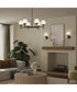 Rigsby 6-Light Medium Chandelier Matte Black