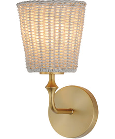 Baja 1-Light Sconce Natural Aged Brass