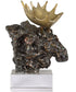 Moose Bust Bronze Sculpture
