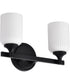 Solara 2-Light Vanity & Wall Matte Black