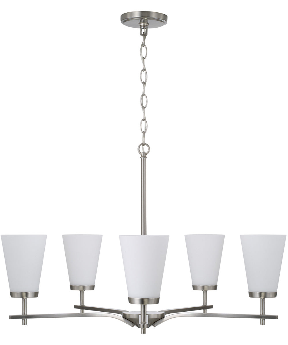 Drake 5-Light Chandelier Brushed Nickel