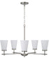 Drake 5-Light Chandelier Brushed Nickel