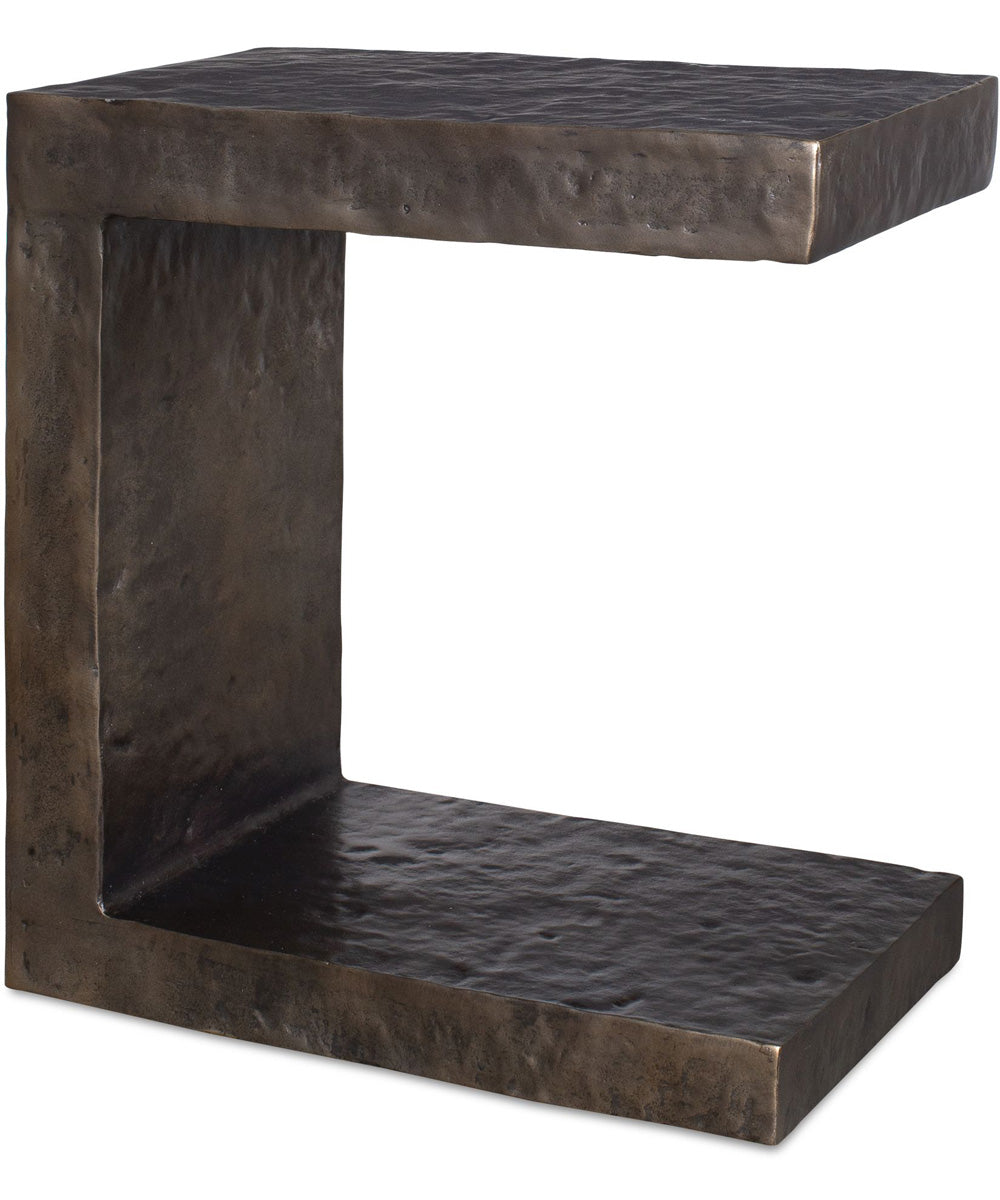 Obra Bronze Outdoor Side Table