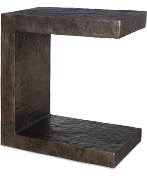 Obra Bronze Outdoor Side Table