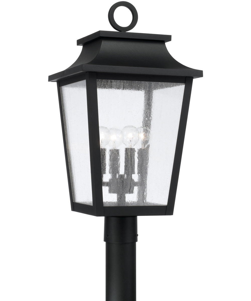 Chandler 4-Light Outdoor Post-Lantern Black