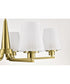 Lune 5-Light Chandelier Vintage Brass