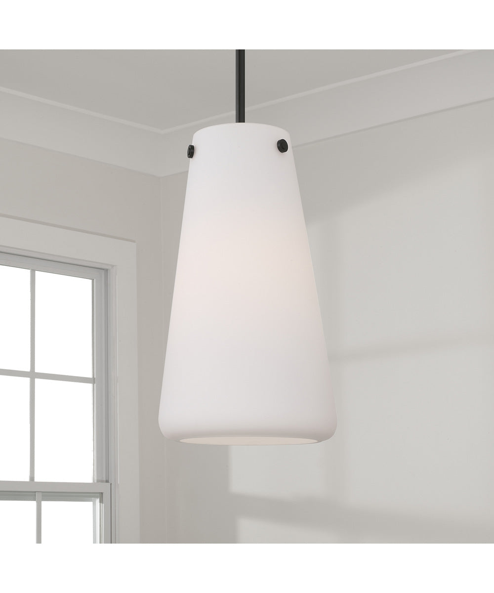 Averitt 1-Light Pendant Matte Black