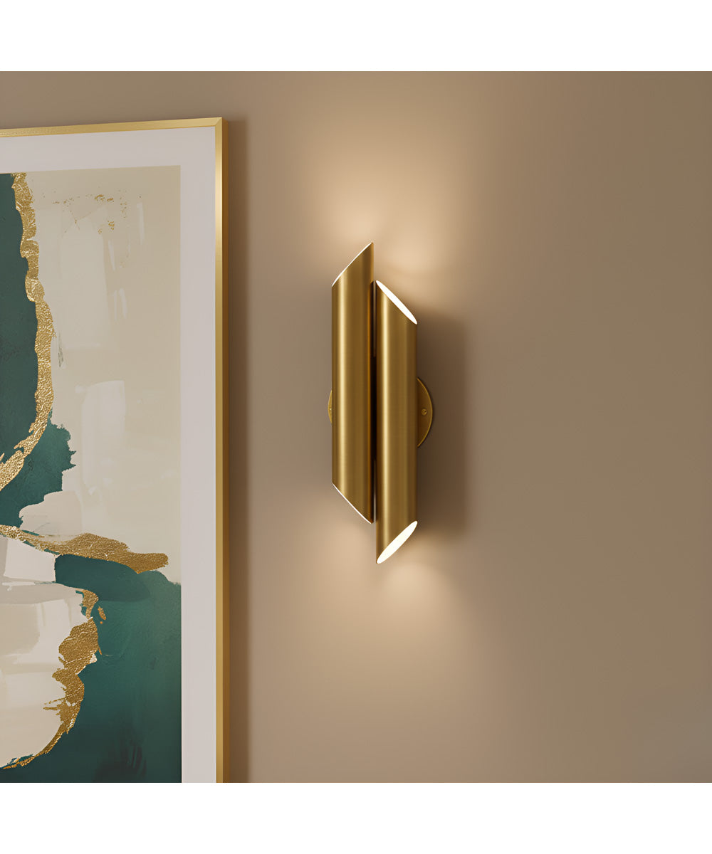 Manelis Wall Sconce Brushed Gold