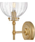 Helene 2-Light Medium Two Light Sconce in Lacquered Brass