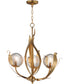 Firenze 3-Light Pendant Gold Leaf