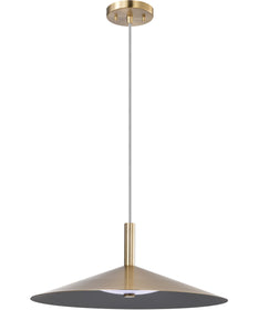 Corrine  Pendant Burnished Brass