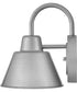 Wes 1-Light Small Gooseneck Barn Light in Antique Brushed Aluminum