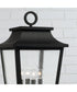 Chandler 4-Light Outdoor Post-Lantern Black