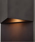 Treva 1-Light Large Wall Mount Lantern in Dark Oxidized Brass