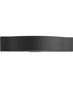 Curvity LED 24 in. Modern 3CCT Integrated LED Linear Vanity Light Matte Black