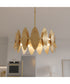 Hayley 6-light Pendant Gold Leaf