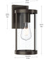 Kagen Medium Outdoor Wall Light with Clear Glass Panels Antique Bronze