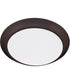 1-light LED Ceiling Flush Mount Oiled Bronze