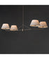 Dunbridge 4-Light Chandelier Polished Nickel