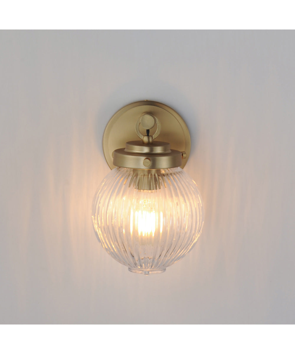 Kasbah 1-Light Bath Vanity Satin Brass