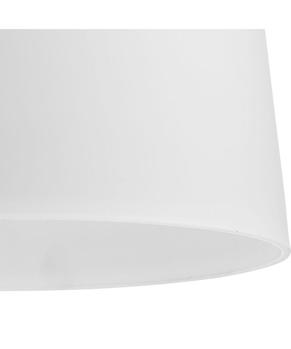 Clarion 1-Light Etched White Pendant P500429 Satin Brass
