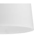 Clarion 1-Light Etched White Pendant P500429 Satin Brass