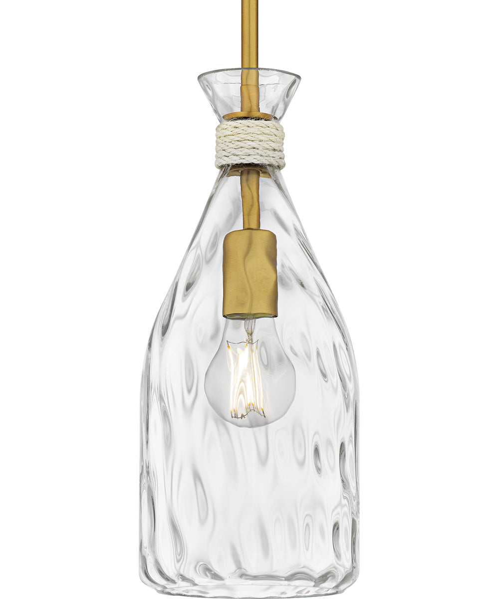 Quoizel Piccolo Pendant Small 1-light Mini Pendant Brushed Gold