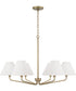 Chadwick 6-Light Chandelier Aged Brass