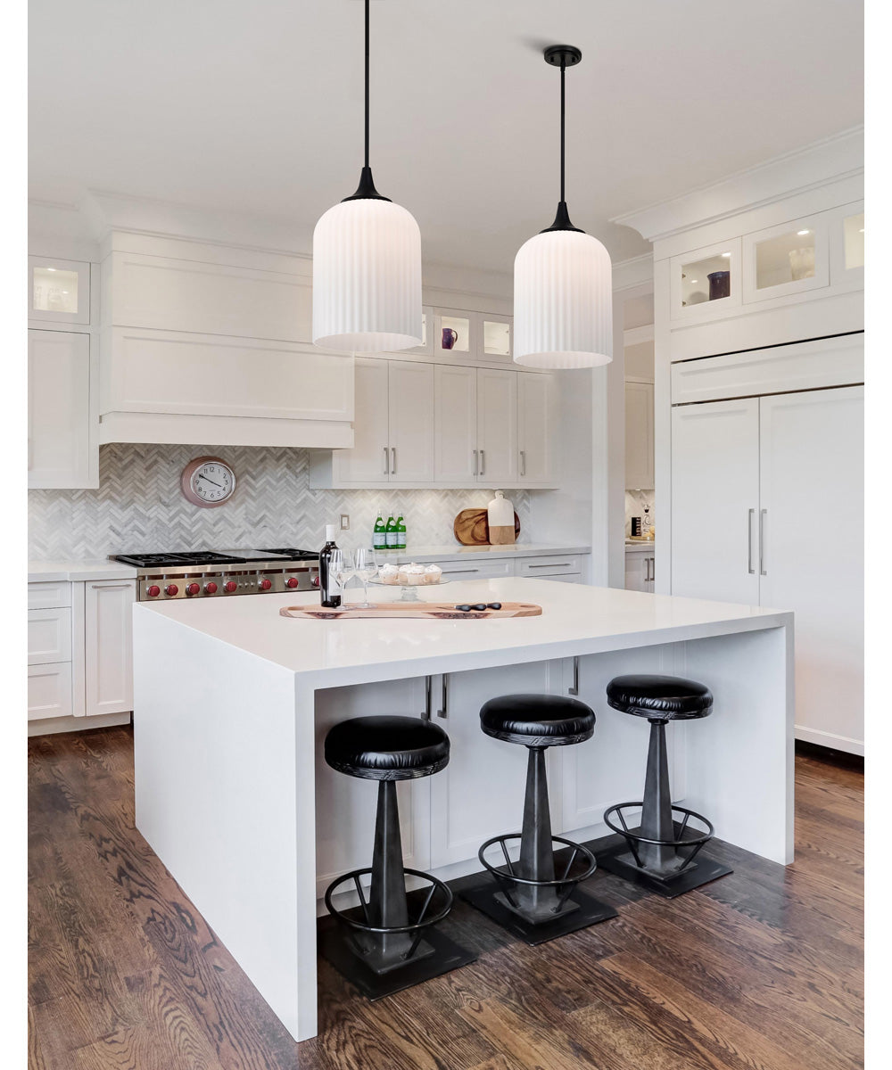 Solara 1-Light Pendant Matte Black