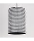 Shaka 1-Light Pendant Black / White