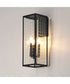 Magnus 3-Light Outdoor Wall Sconce Black
