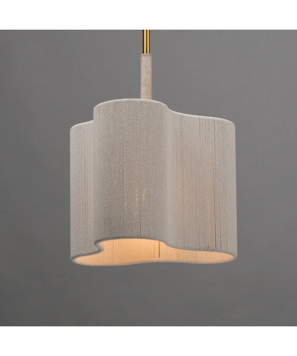 Corsica 1-Light Pendant Natural Aged Brass