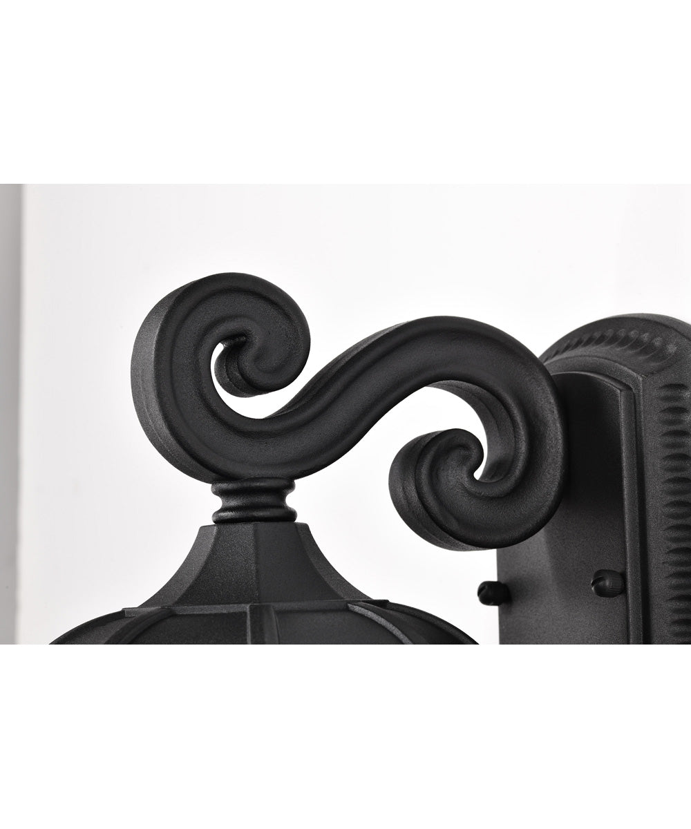 East River 1-Light Outdoor Matte Black