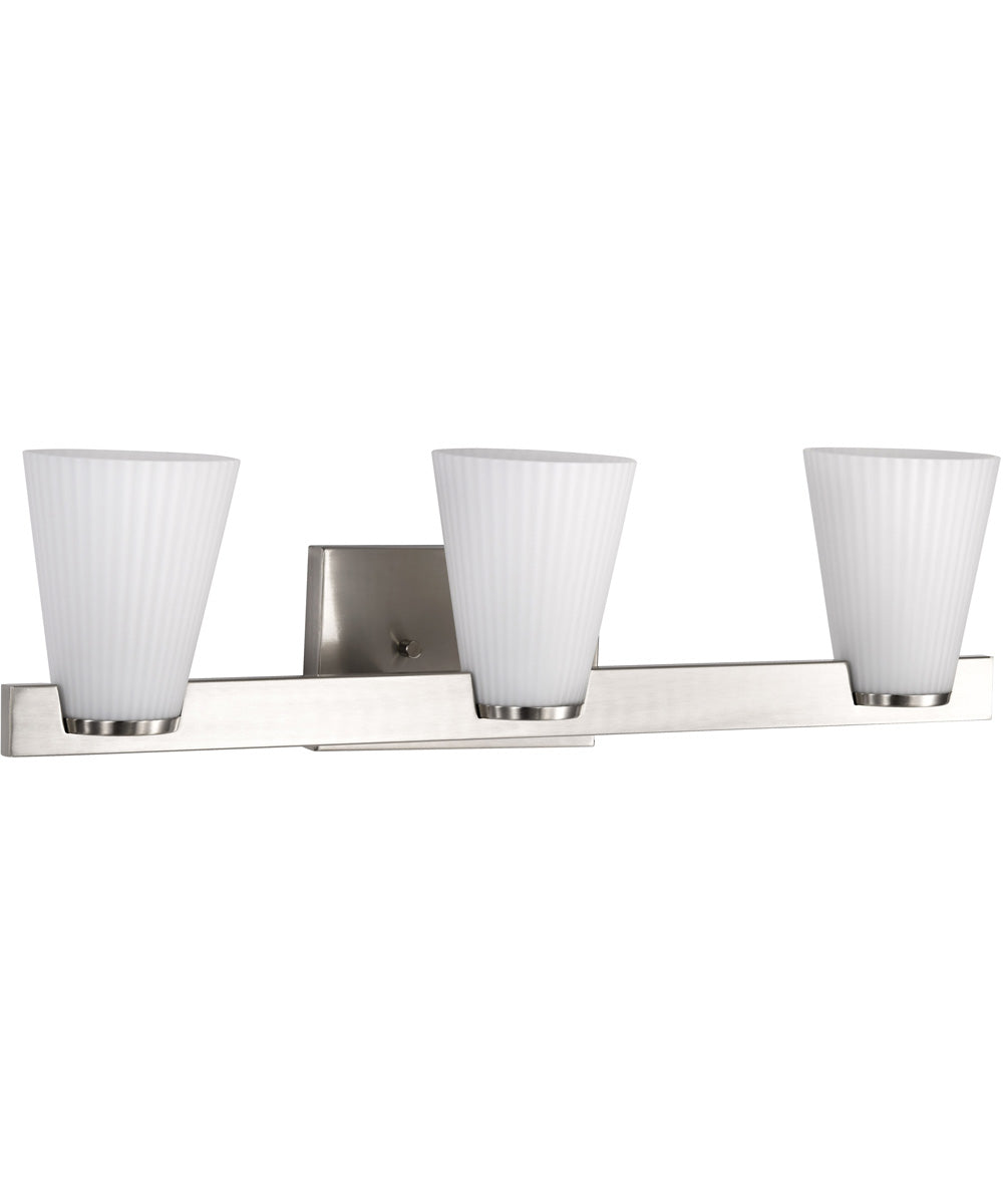 Royale 3-Light Vanity & Wall Brushed Nickel