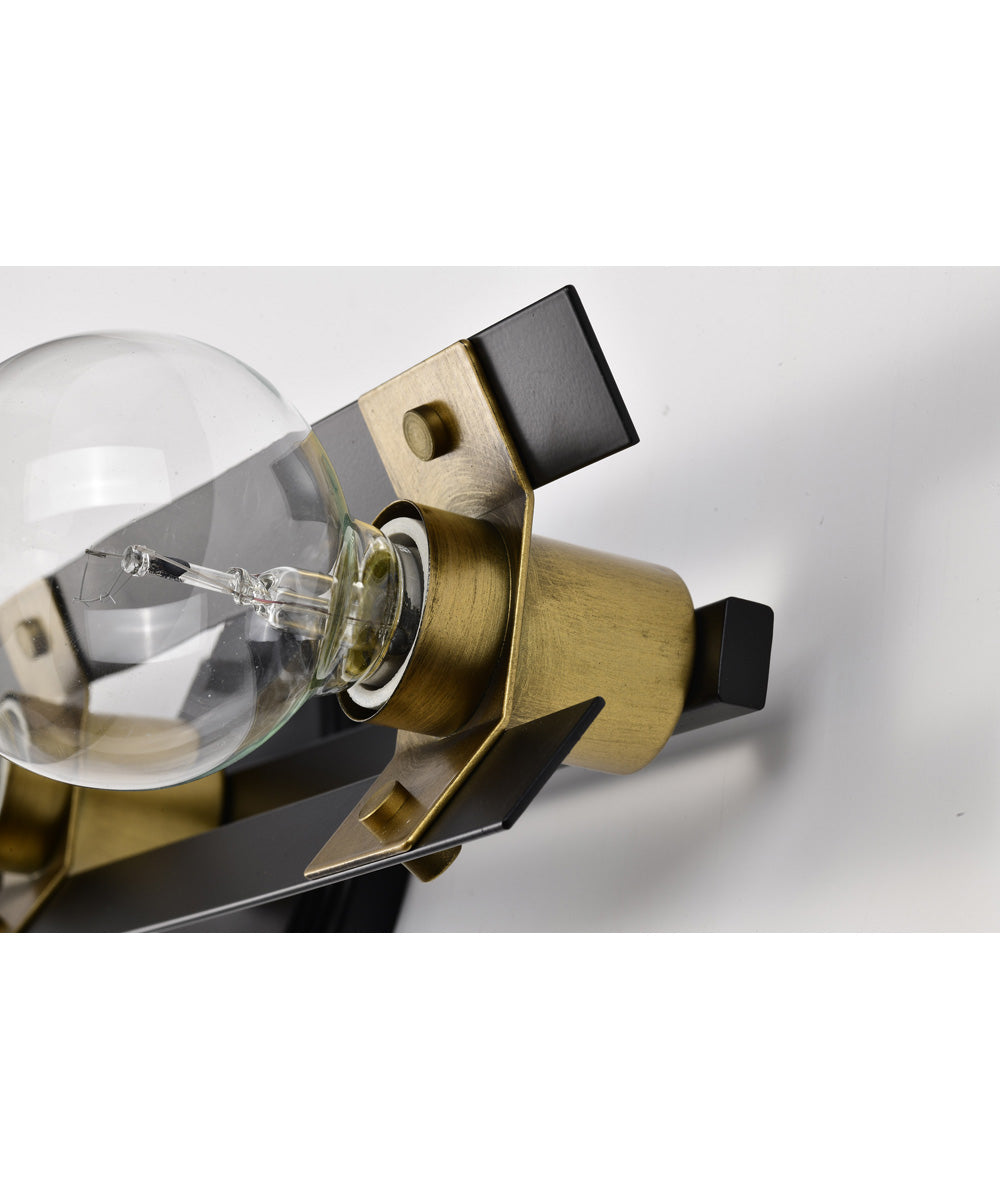 Marsden 3-Light Vanity & Wall Matte Black