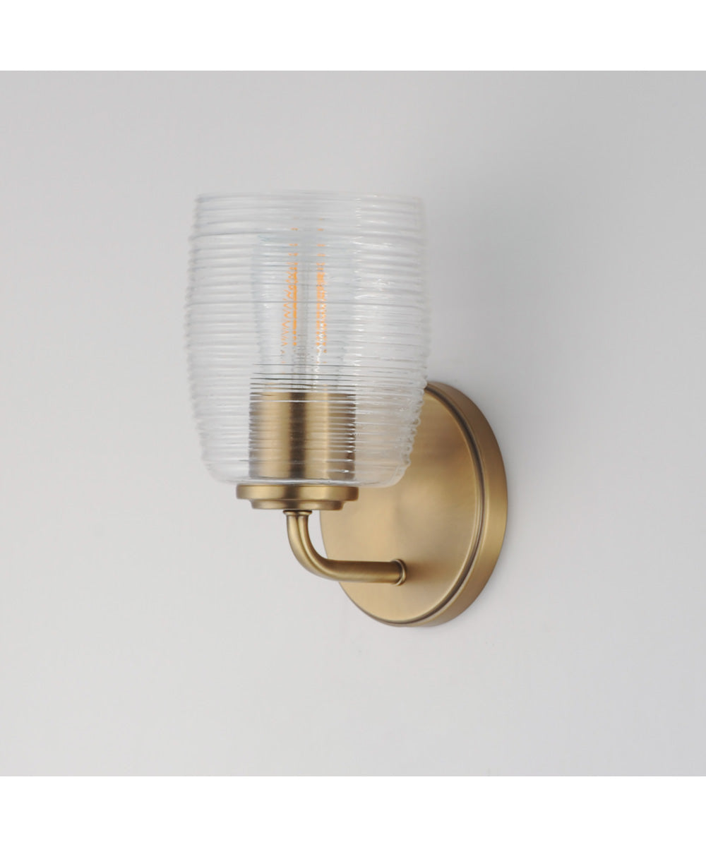 Honey 1-Light Sconce Natural Aged Brass