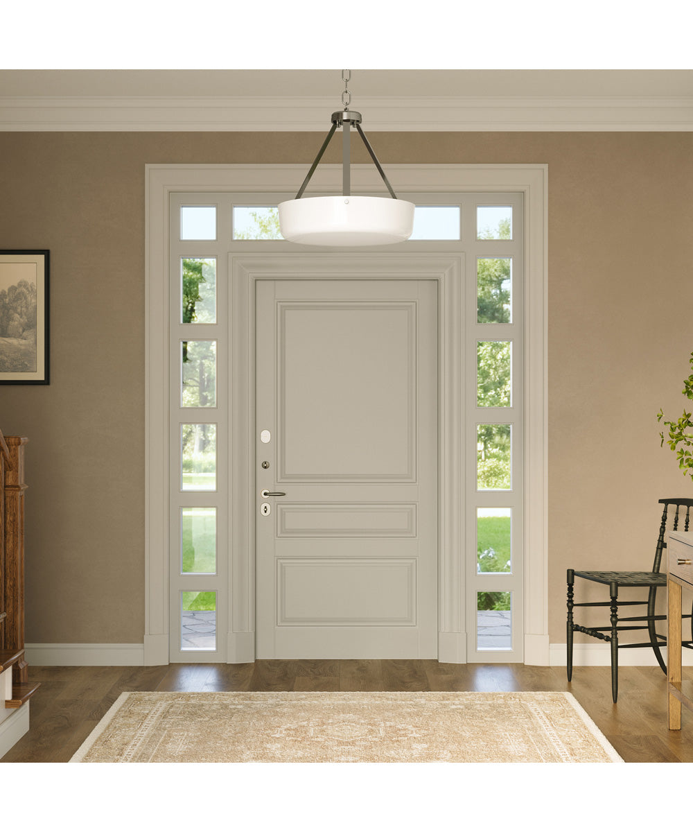 Lieon 2-Light Convertible Pendant Brushed Nickel