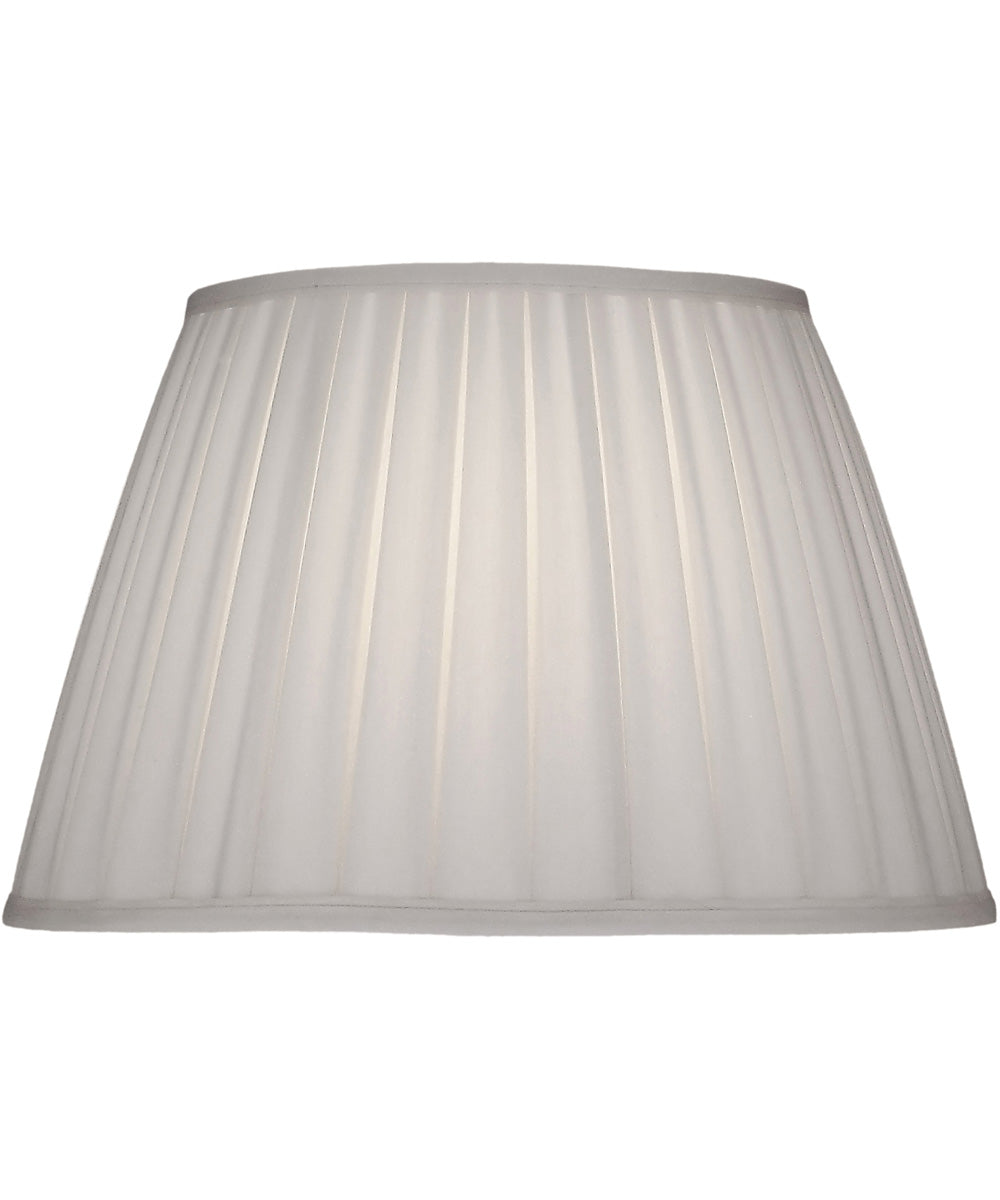 11x18x12 Ivory Shadow Box Pleat Empire Softback Lampshade