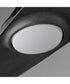 Surf 56 inch 2-Blade Marine Grade Fan w LED Black / Grey Wood