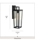Tryon 1-Light Medium Outdoor Wall Lantern Black