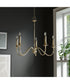 Weston 5-Light Chandelier Matte Brass