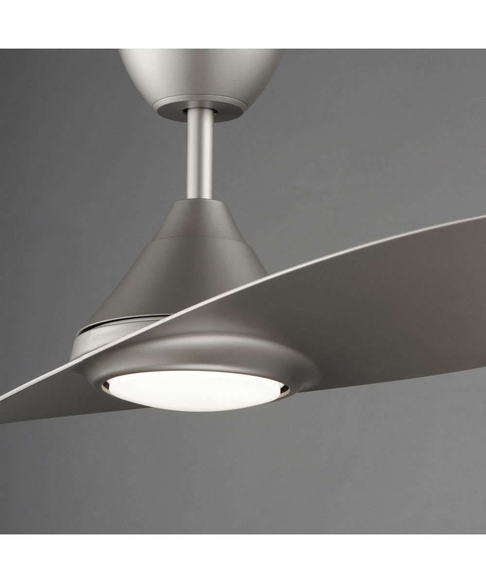 Surf 56 inch 2-Blade Marine Grade Fan w LED Satin Nickel