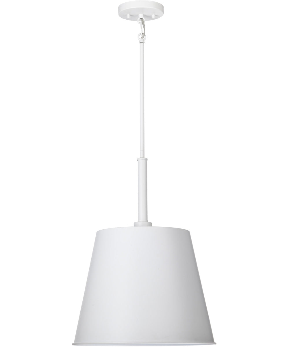 Alexis 1-Light Pendant Matte White