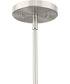Latham 18 in. 3-Light Flush Mount Brushed Nickel