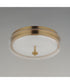 Voto LED Flush Mount Natural Aged Brass