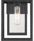 Burton 1 Light Wall Lantern Black